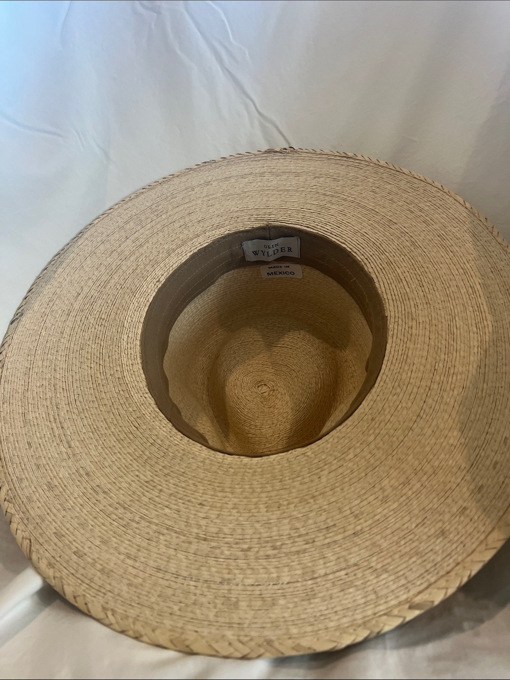 Natural Straw Rancher Hat with Leather Accent - Picture 3 of 7